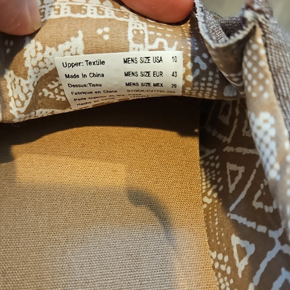 Crevo Ronnie Men's Canvas Memory Form Slip on Loafers Size 11 New With Tags - Picture 8 of 8